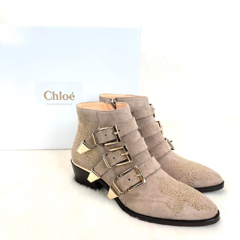 Chloe Susanna Suede Ankle Boots 